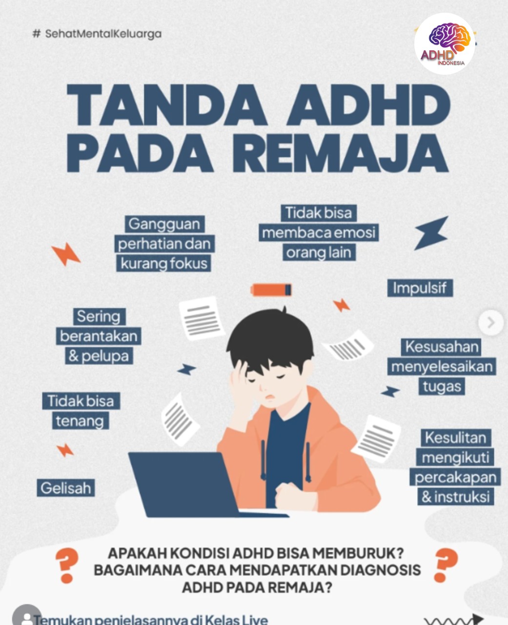 Screening ADHD Non-Diagnostik: Edukasi Awal bagi Orang Tua di Kabupaten Pacitan